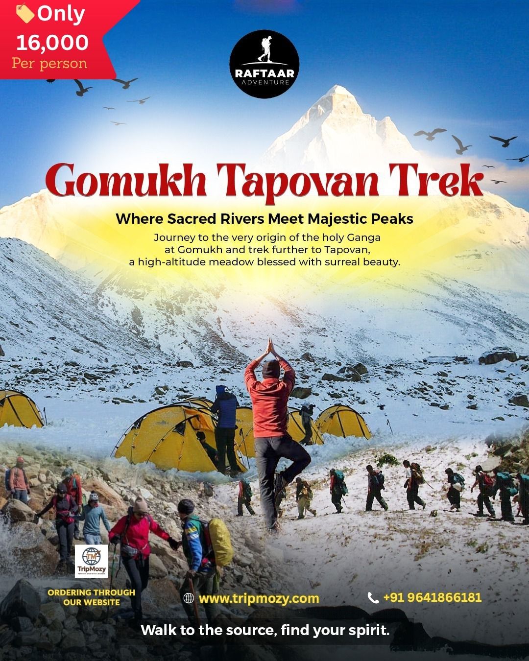 Gaumukh Tapovan Trek – Explore the Majestic Gangotri Glacier