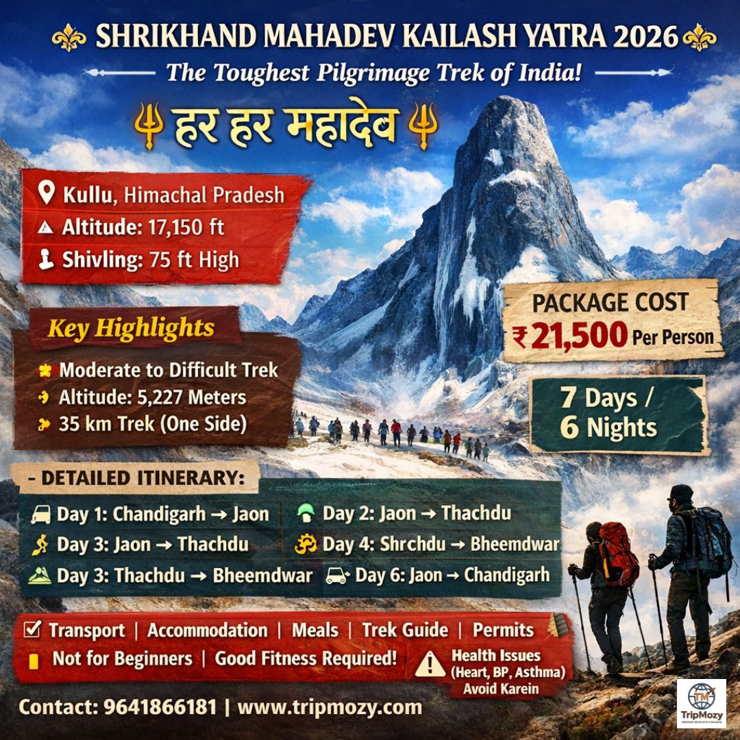 Shrikhand Mahadev Kailash Yatra