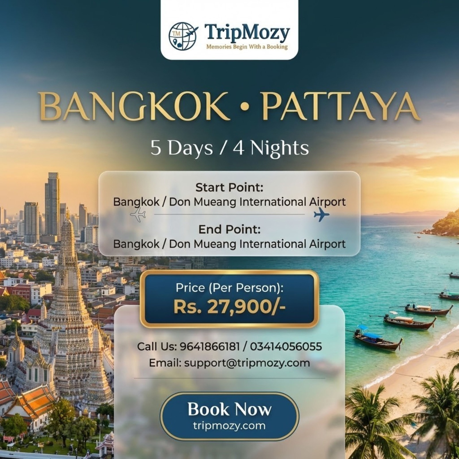 Bangkok-Pattaya Tour 5 Days